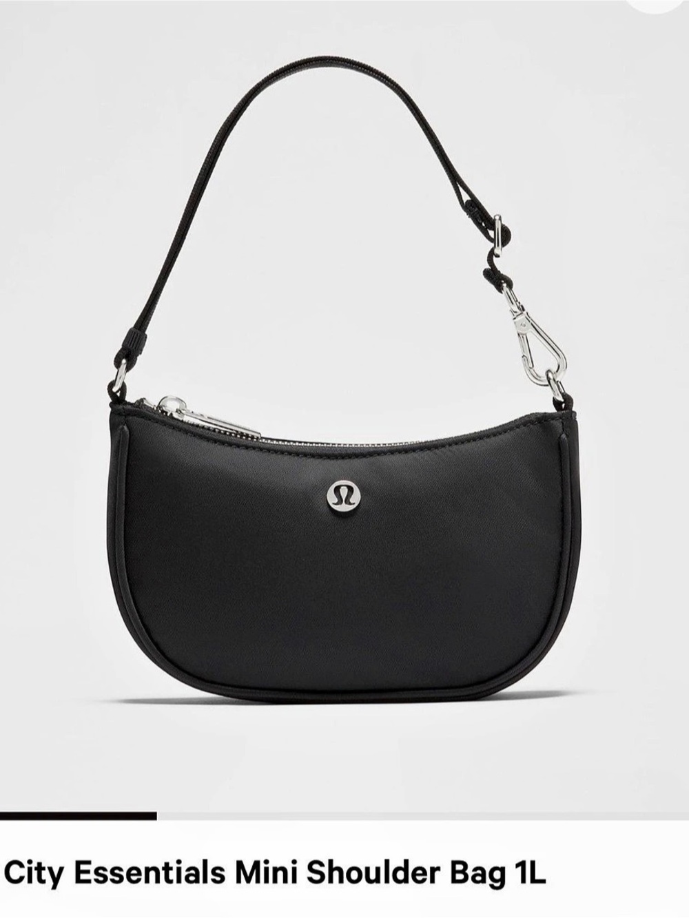 lululemon City Essentials Mini Shoulder Bag 1L Black